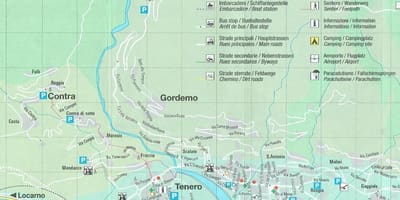Карта на къмпинг Швейцария