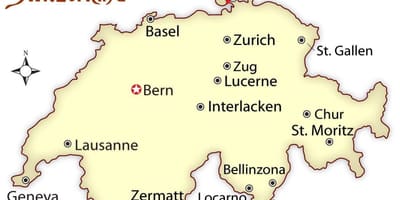 Карта на пилета Швейцария