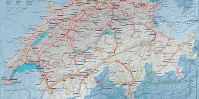 Карта на sbb картата на Швейцария